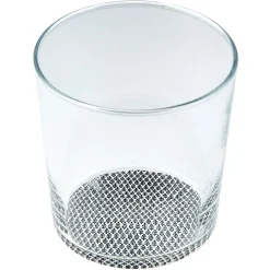 Verre décor fleuri X3^Gifi Discount