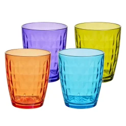 Verre gobelet coloré uni x 4^Gifi Discount
