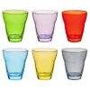 Verre gobelet jazz empilable uni coloré x 6^Gifi Best