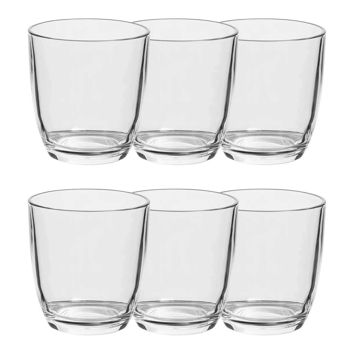 Verre gobelet transparent x 6^Gifi Hot