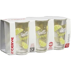 Verre haut citron Hello Summer x 6^Gifi Clearance