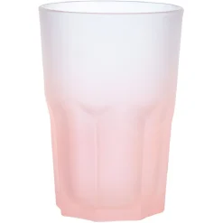 Verre haut effet givré rose fluo 40 cl - Frozen^Gifi Clearance