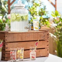 Verre haut pastèque Hello Summer x 6^Gifi Outlet