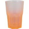 Verre Luminarc orange fluo^Gifi New
