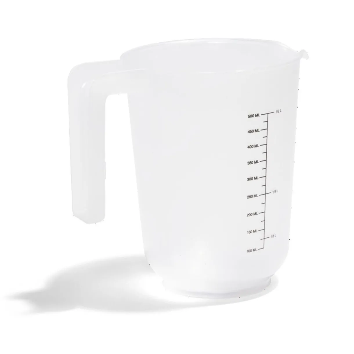 Verre mesureur 500ml plastique blanc transparent^Gifi Outlet
