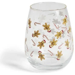 Verre transparent motif Noël doré 46cl - 2 modèles^Gifi New