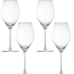 Verres à vin transparents 45 cl x4^Gifi Online