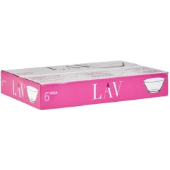 Verrine LAV en verre transparent 25 cl x6^Gifi Outlet