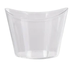 Verrine ovale en plastique réutilisable x10^Gifi