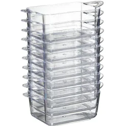 Verrine x50 + mini-cuillère x50 réutilisable transparent^Gifi Hot