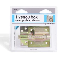 Sale Gifi Verrou de box avec porte cadenas - 65x70 mm