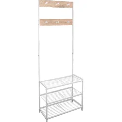 Rangement|Gifi Vestaire métal et effet bois