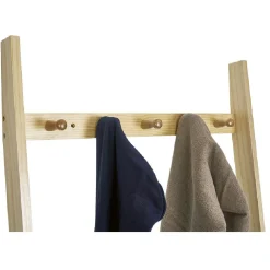 Rangement|Gifi Vestiaire en bois à fixer au mur 3 étagères naturel et blanc