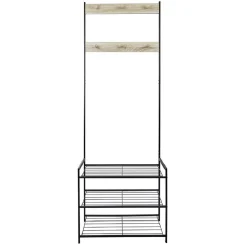 Rangement|Gifi Vestiaire en bois et métal style industriel