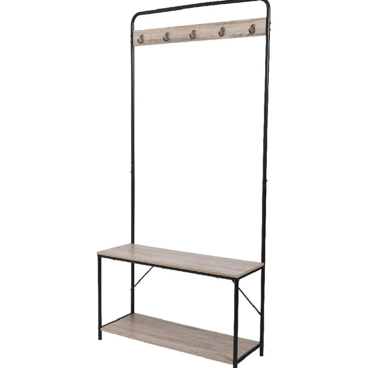 Rangement|Gifi Vestiaire penderie avec banc