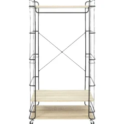 Rangement|Gifi Vestiaire portant range chaussures noir et beige