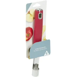 Vide pomme inox avec manche en polypropylène rouge^Gifi Hot