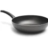 Wok antiadhésif 28 cm noir^Gifi Hot