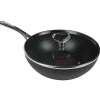 Wok Tefal Reserve Collection tous feux couvercle verre^Gifi Clearance