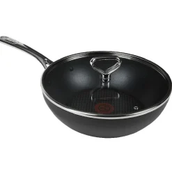 Wok Tefal Reserve Collection tous feux couvercle verre^Gifi Clearance