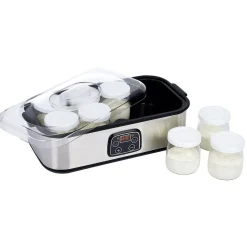 Yaourtière 8 pots en aluminium gris^Gifi Outlet